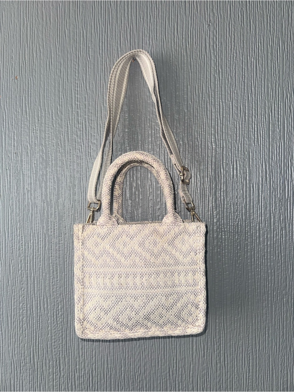 ❄️3/33$ H&M Textured Mini/Crossbody Bag - Picture 3 of 7